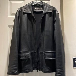 Genuine Leather Kenneth Cole New York Coat